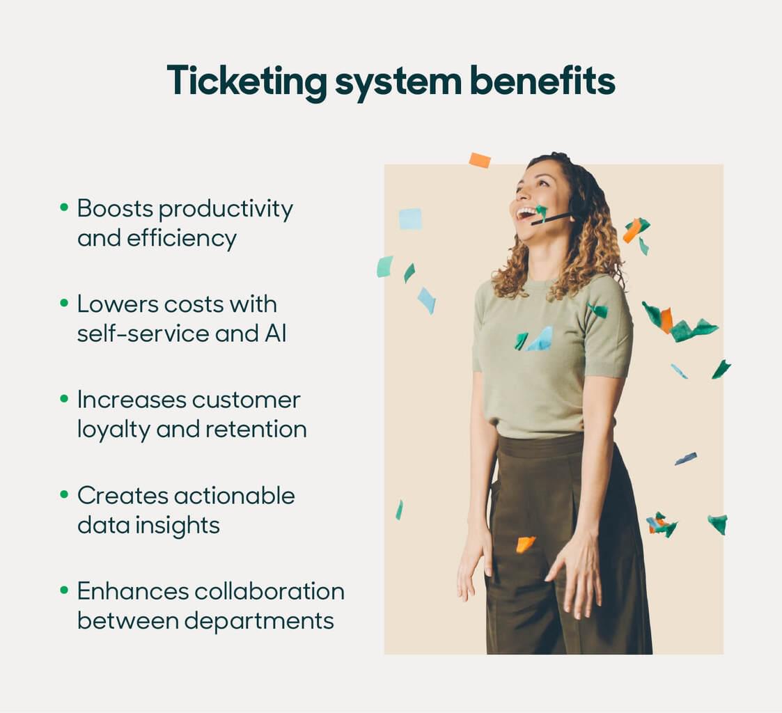 Ticketing system benefits